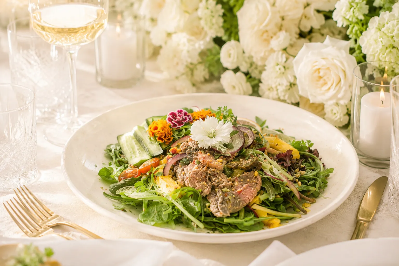 Signature event catering display