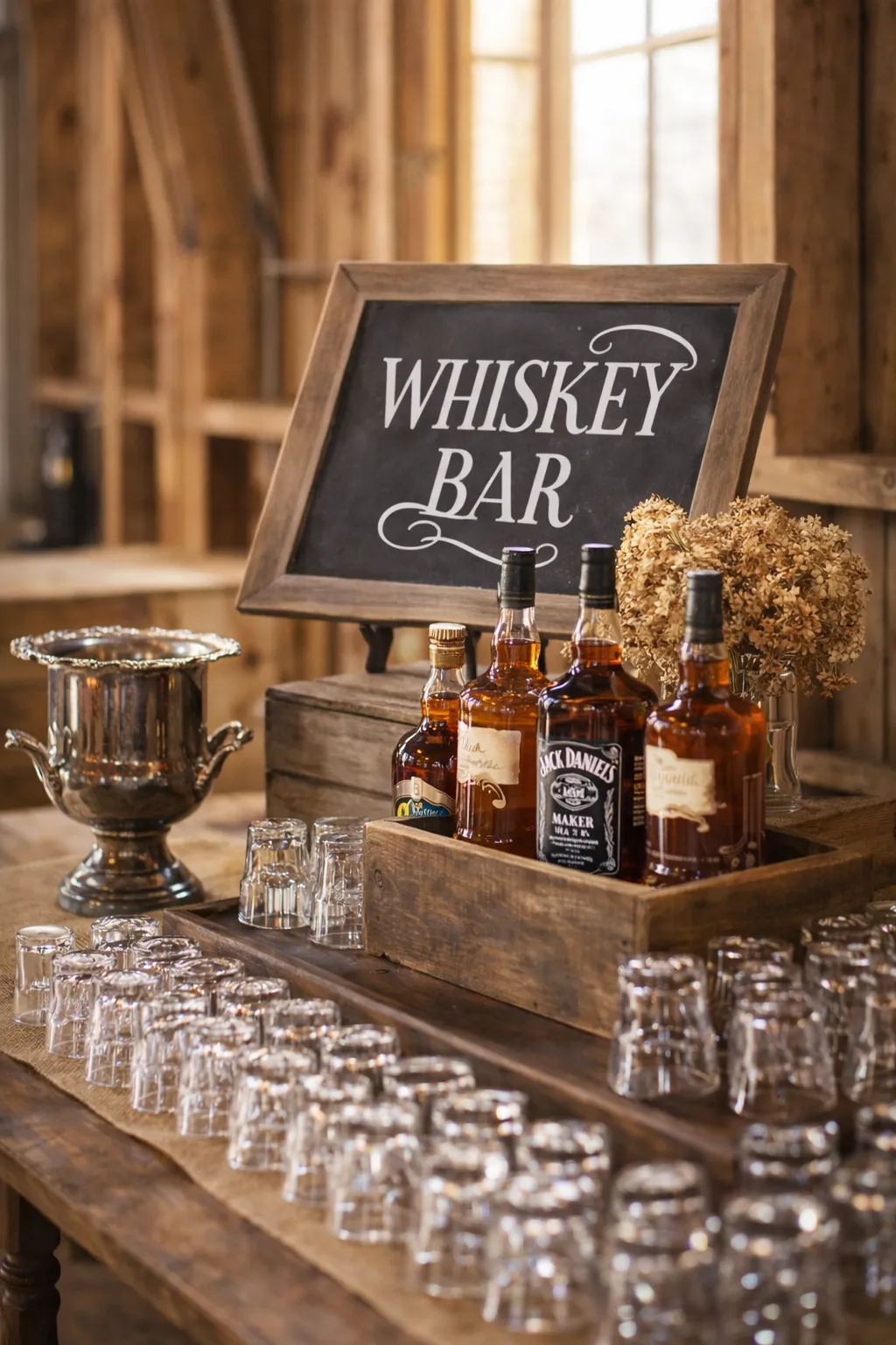 Crafted cocktails and bar service